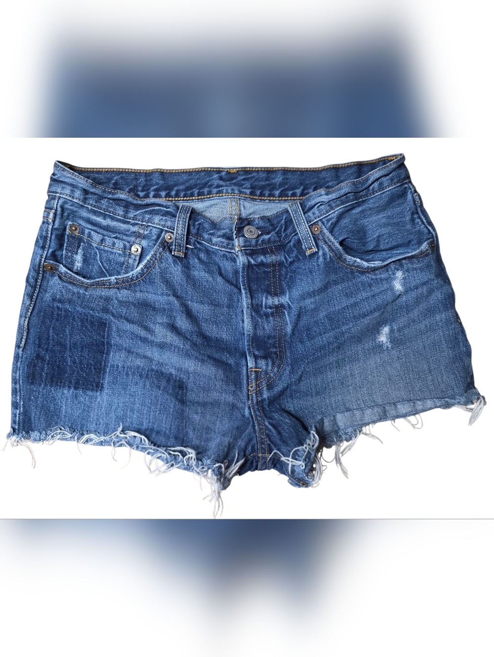 💙Classic Levi's Cutoff Jean Shorts Womens 29